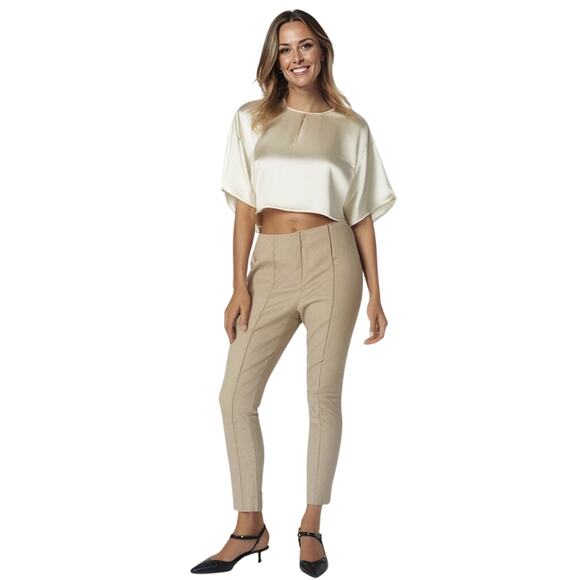 Land's End Mid Rise Slim Leg TALL Ankle Pants EUC - Picture 1 of 11